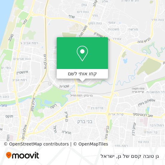 מפת גן טובה קסם של גן