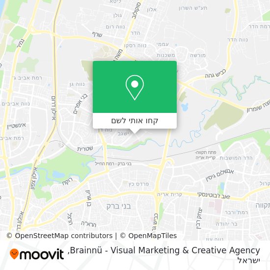 מפת Brainnü - Visual Marketing & Creative Agency