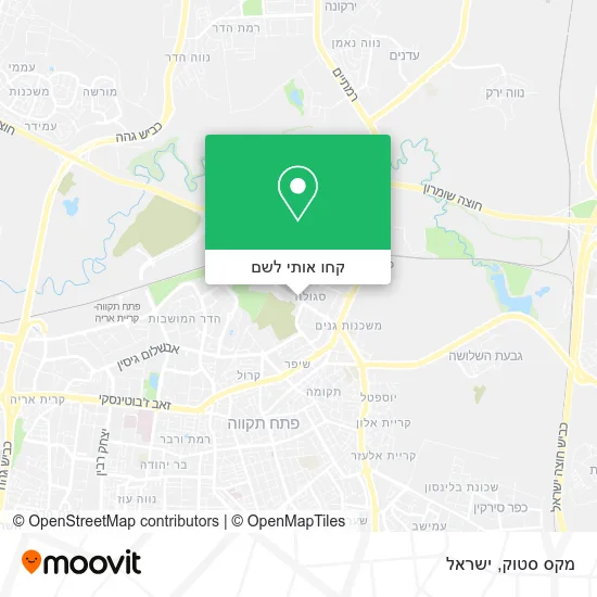 מפת מקס סטוק