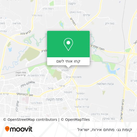 מפת קומת גג- מתחם אירוח
