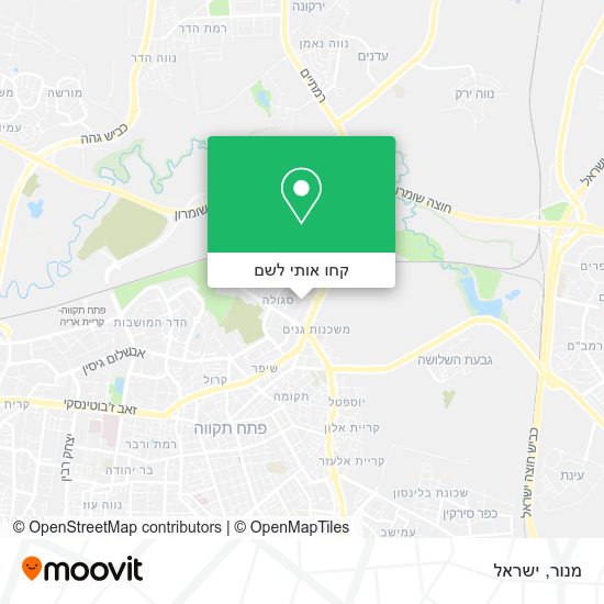 מפת מנור
