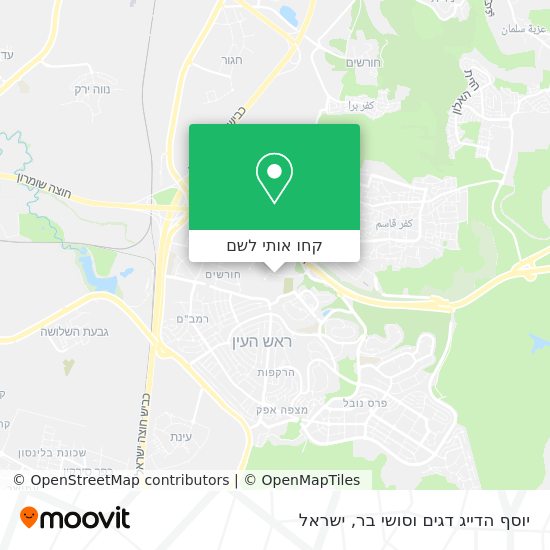 מפת יוסף הדייג דגים וסושי בר