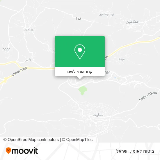 מפת ביטוח לאומי