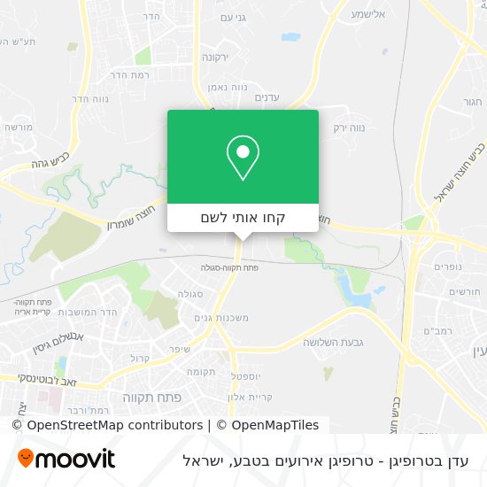 מפת עדן בטרופיגן - טרופיגן אירועים בטבע