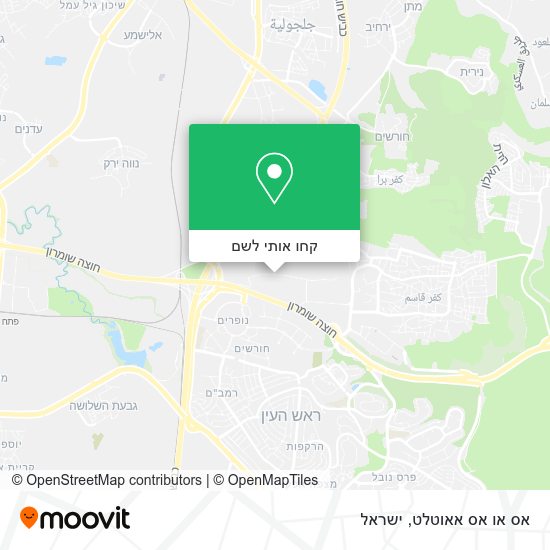 מפת אס או אס אאוטלט
