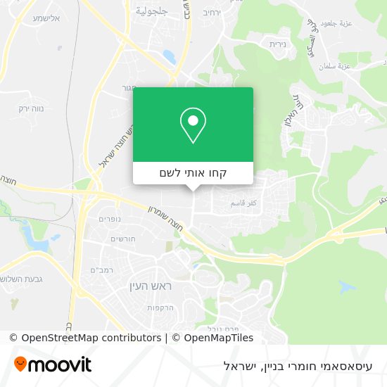 מפת עיסאסאמי חומרי בניין