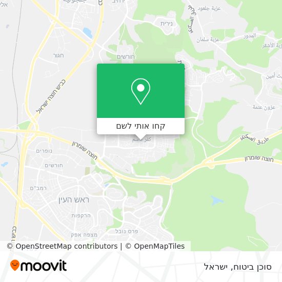 מפת סוכן ביטוח
