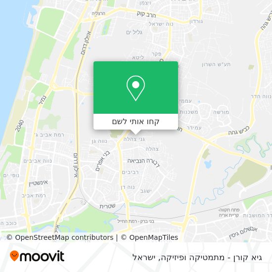 מפת גיא קורן - מתמטיקה ופיזיקה