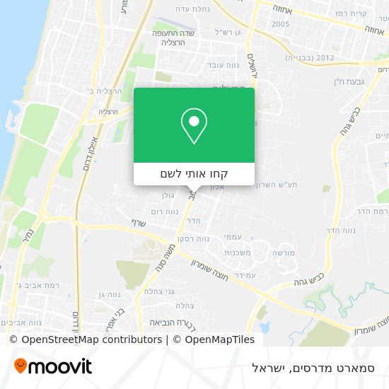 מפת סמארט מדרסים