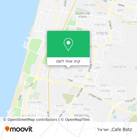מפת Cafe Botz