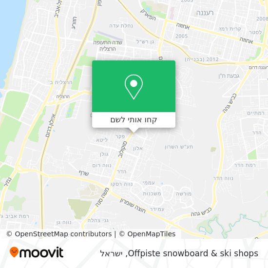 מפת Offpiste snowboard & ski shops