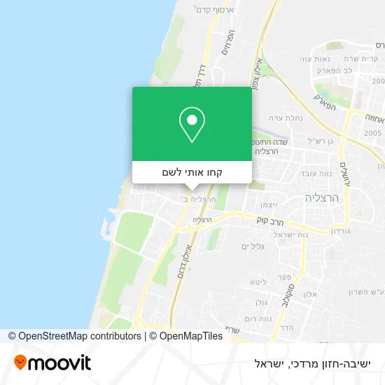 מפת ישיבה-חזון מרדכי