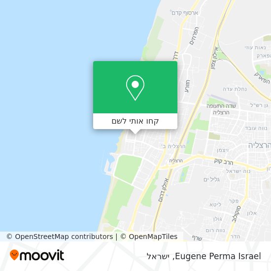 מפת Eugene Perma Israel