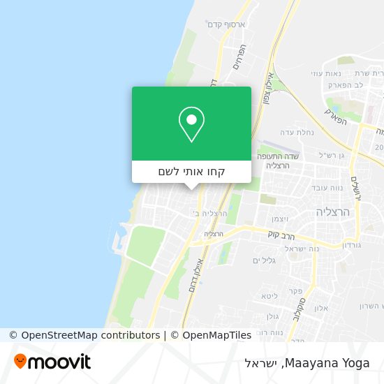 מפת Maayana Yoga