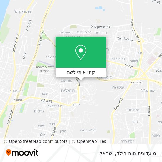 מפת מועדונית נווה הילד