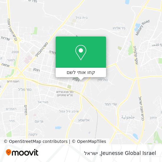 מפת Jeunesse Global Israel