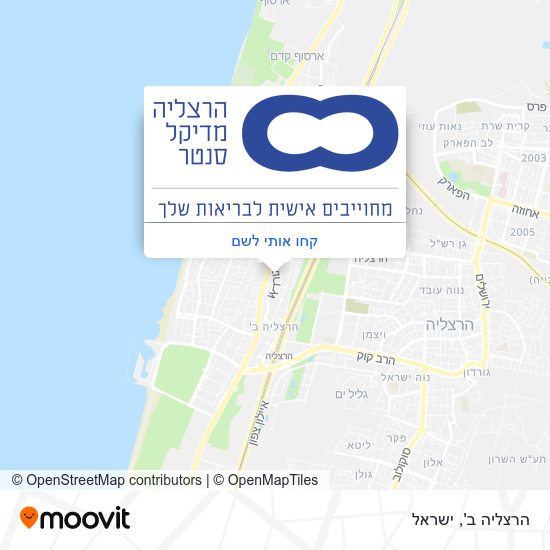 מפת הרצליה ב'