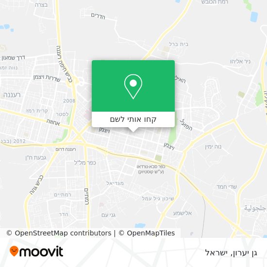 מפת גן יערון
