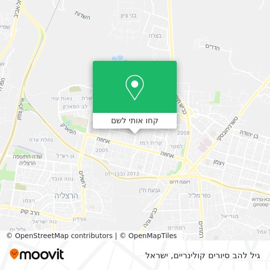 מפת גיל להב סיורים קולינריים