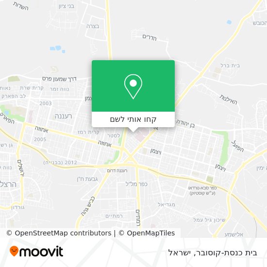 מפת בית כנסת-קוסובר