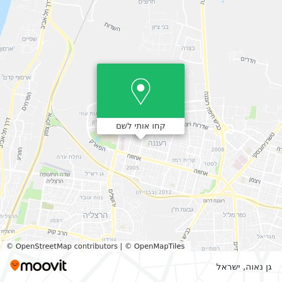 מפת גן נאוה