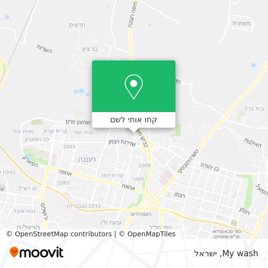 מפת My wash