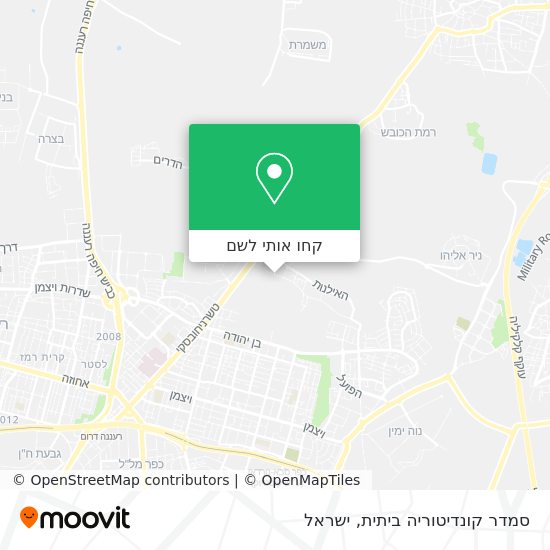 מפת סמדר קונדיטוריה ביתית