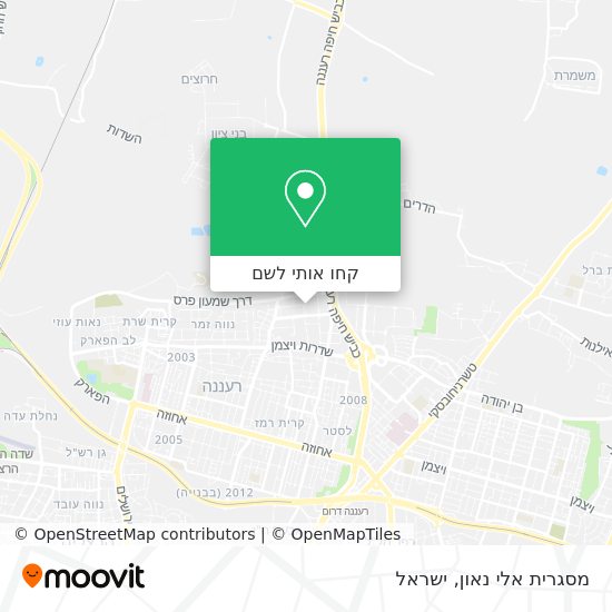 מפת מסגרית אלי נאון