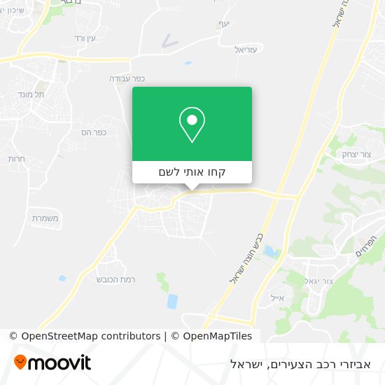 מפת אביזרי רכב הצעירים