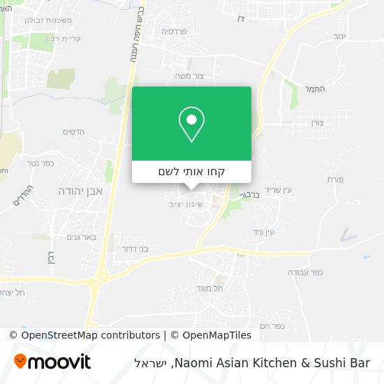 מפת Naomi Asian Kitchen & Sushi Bar