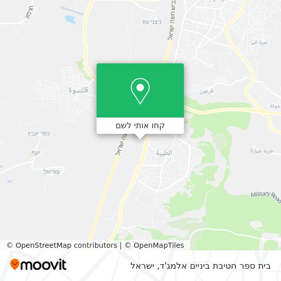 מפת בית ספר חטיבת ביניים אלמג'ד