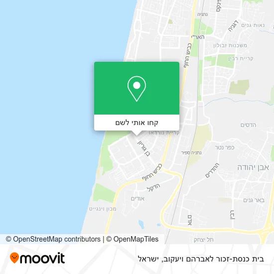 מפת בית כנסת-זכור לאברהם ויעקוב