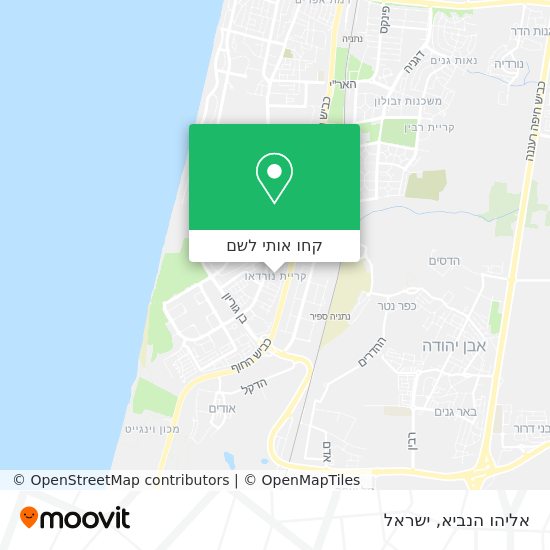 מפת אליהו הנביא