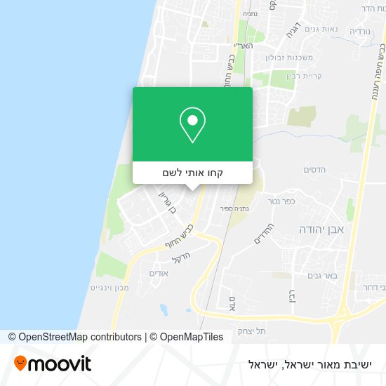 מפת ישיבת מאור ישראל