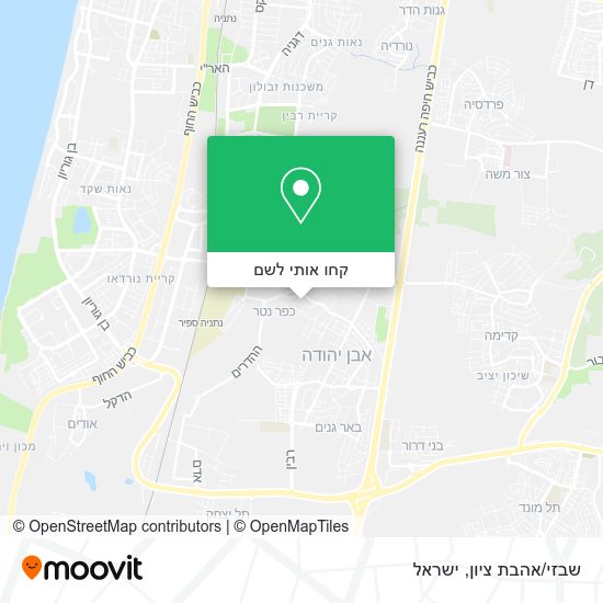 מפת שבזי/אהבת ציון