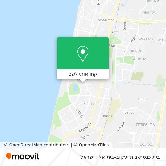 מפת בית כנסת-בית יעקוב-בית אלי