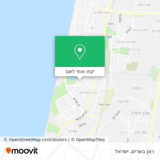 מפת רונן בשרים