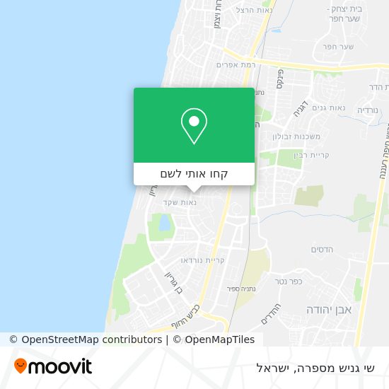 מפת שי גניש מספרה