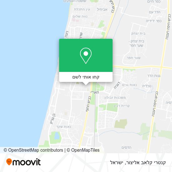 מפת קנטרי קלאב אליצור