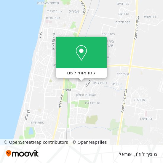 מפת מוסך ז'וז'ו