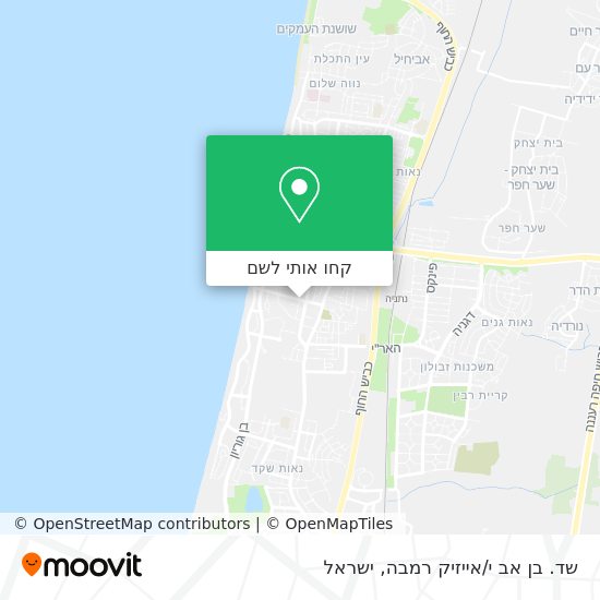 מפת שד. בן אב י/אייזיק רמבה