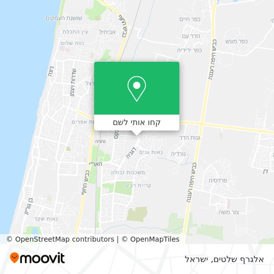 מפת אלגרף שלטים