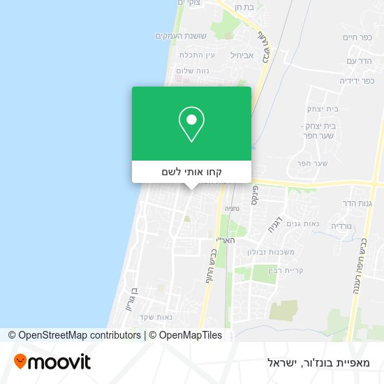 מפת מאפיית בונז'ור