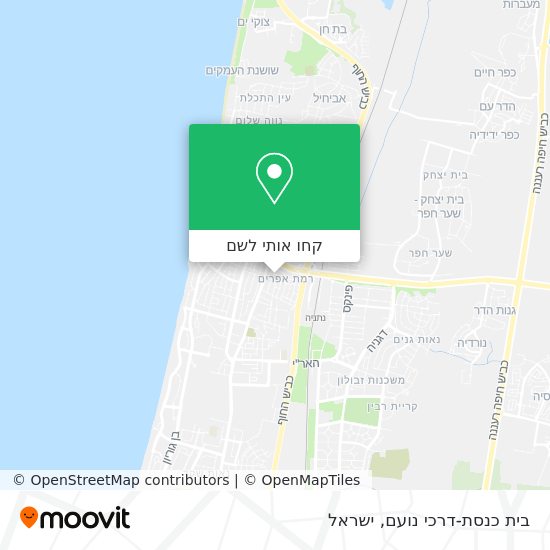 מפת בית כנסת-דרכי נועם
