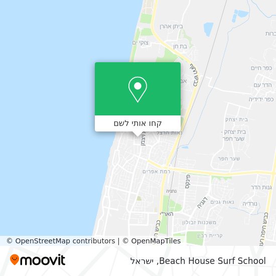 מפת Beach House Surf School