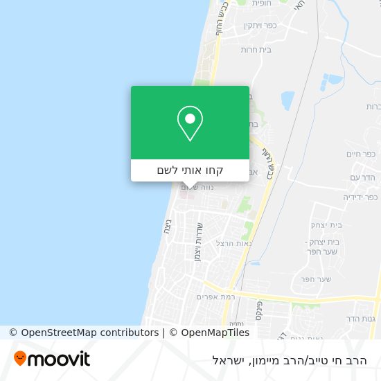 מפת הרב חי טייב/הרב מיימון