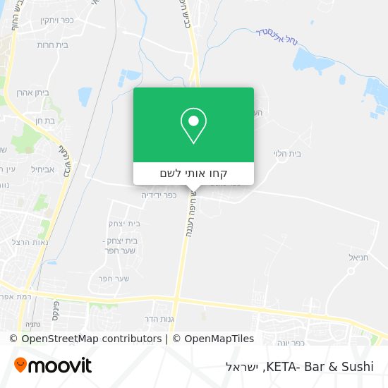 מפת KETA- Bar & Sushi