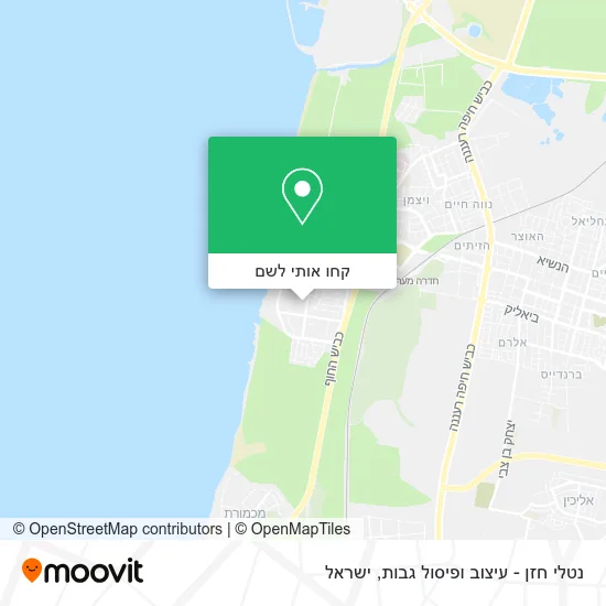 מפת נטלי חזן - עיצוב ופיסול גבות