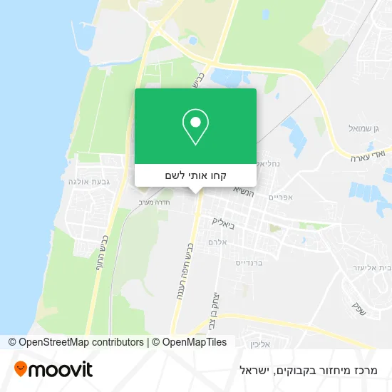 מפת מרכז מיחזור בקבוקים