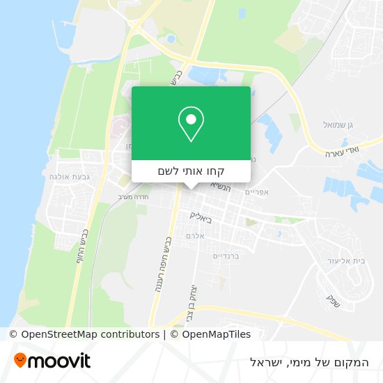 מפת המקום של מימי
